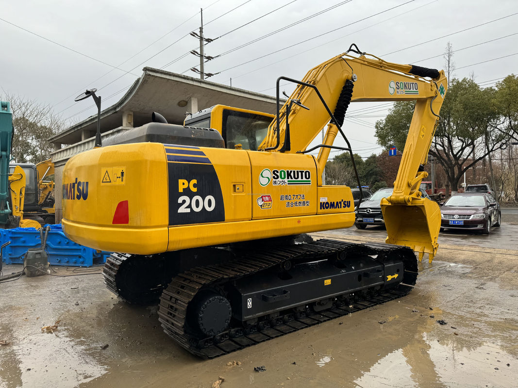 20 tonnes de couleur d'origine Excavateur utilisé Excavateur de construction Komatsu PC200