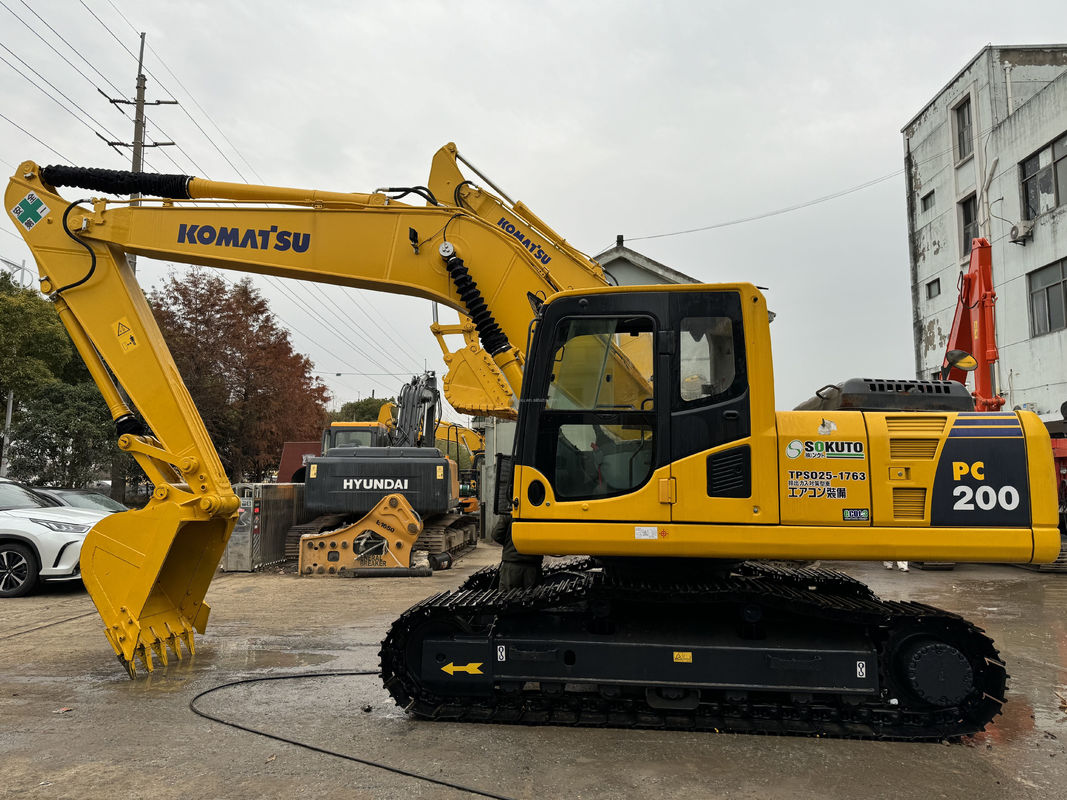 20 tonnes de couleur d'origine Excavateur utilisé Excavateur de construction Komatsu PC200