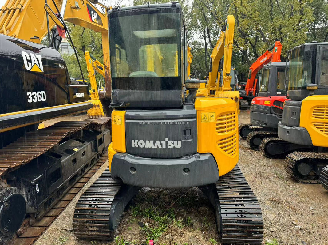 5.5T Mini Excavateur utilisé Excavateur utilisé Komatsu Pc55 2450mm 1760mm 0.15m3