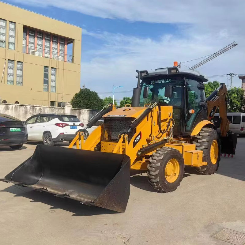 Excavateur d'occasion Caterpillar CAT420F remorqueuse occupée aux deux extrémités / moteur de tracteur japonais d'occasion en bon état