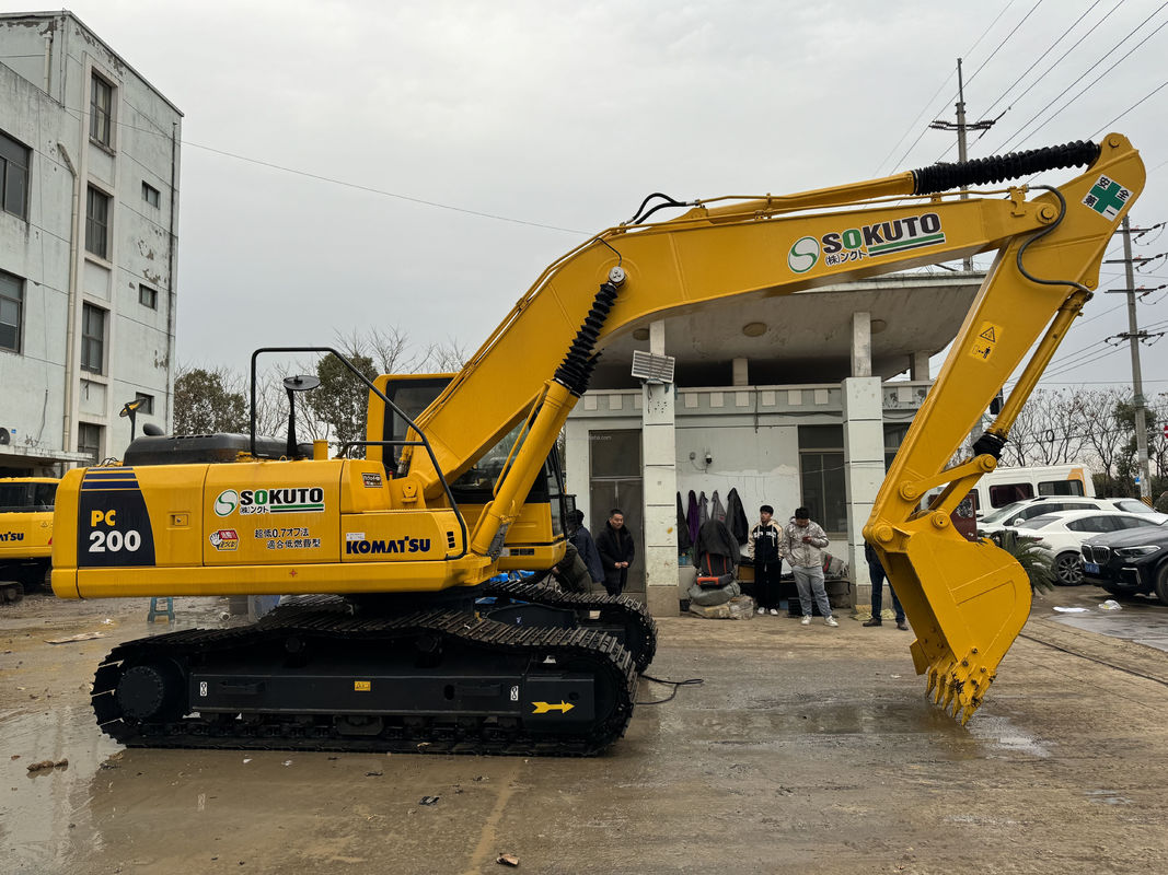Excavateur de seconde main de 20 tonnes Komatsu PC200 Excavator Crawler Type