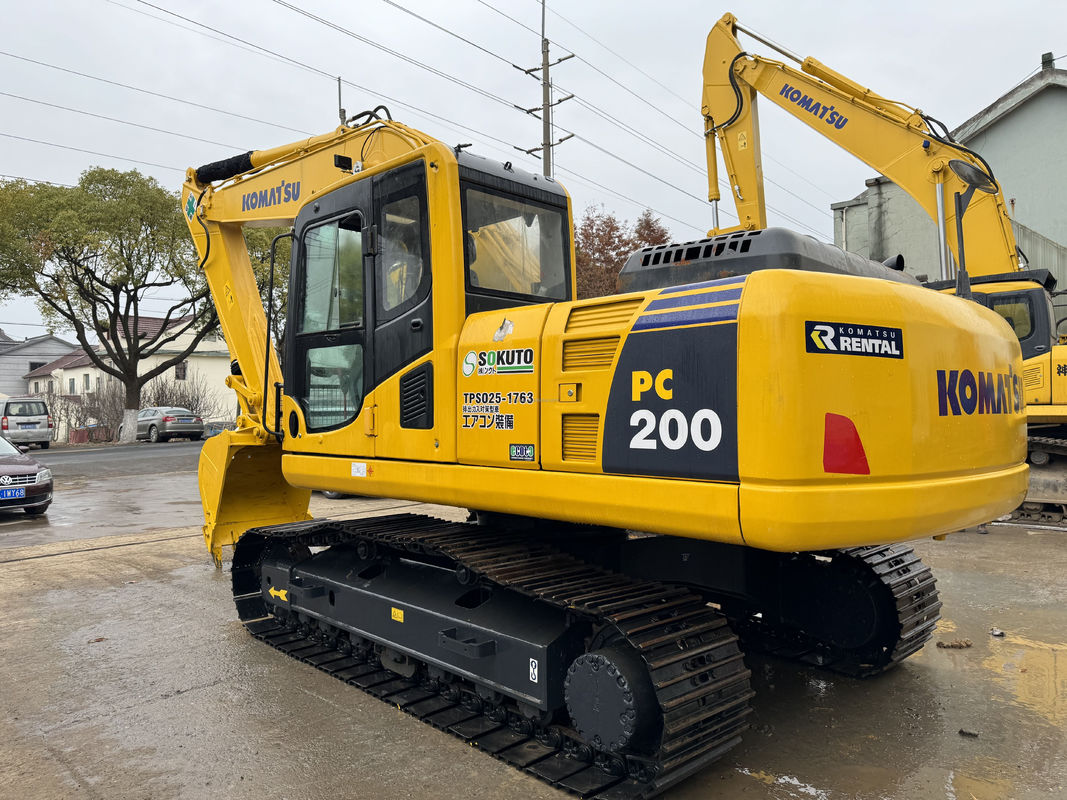 Excavateur de seconde main de 20 tonnes Komatsu PC200 Excavator Crawler Type