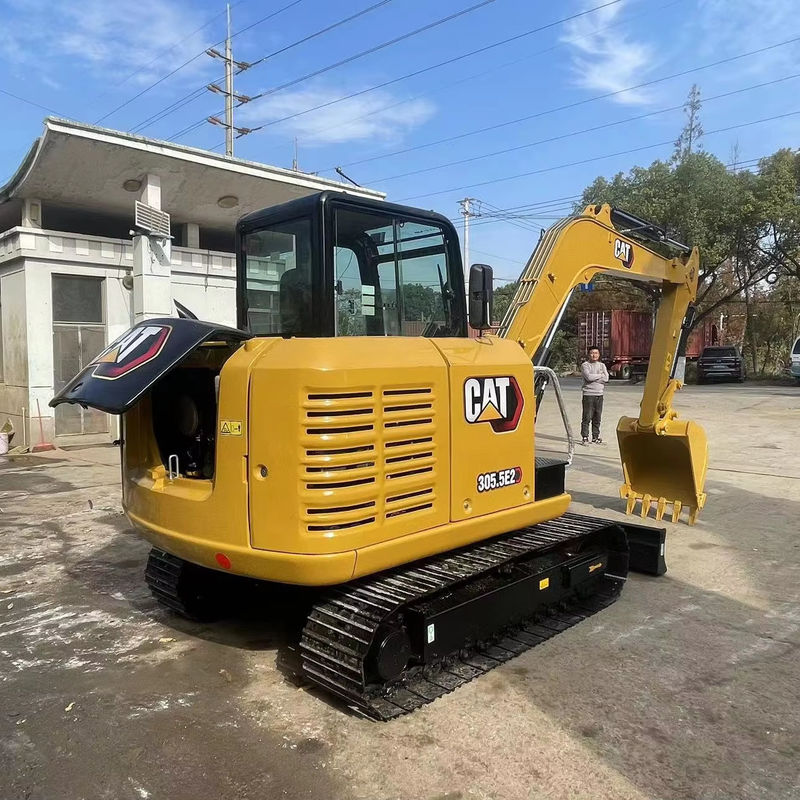 Excavateurs d'occasion CAT 305.5E prix pas cher excavateur d'occasion 5T CAT305.5 spots /machines de construction CAT305.5 5T excavateur d'occasion