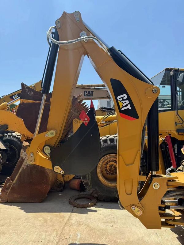 Chargeur de pelle utilisée Caterpillar CAT420F chargeur de pelle cat 420f/ moteur de pelle japonaise d'occasion en bon état