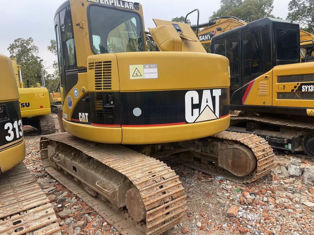 prêt à expédier excavateur d'occasion cat313c/excavateur à rampe cat 313c utilisé en vente