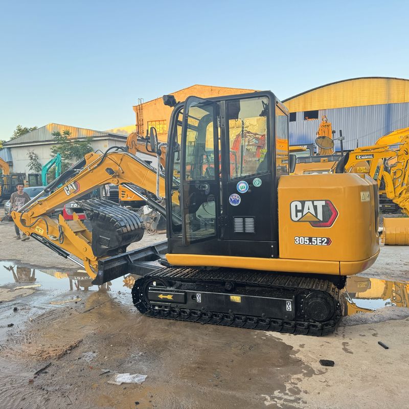 Conforme aux normes d'émission de l'UE utilisés les pelles excavateurs CAT 305.5E2 ont des certificats EPA et CE meilleure qualité meilleur prix