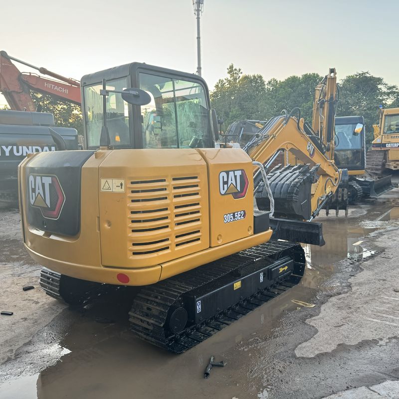 Conforme aux normes d'émission de l'UE utilisés les pelles excavateurs CAT 305.5E2 ont des certificats EPA et CE meilleure qualité meilleur prix