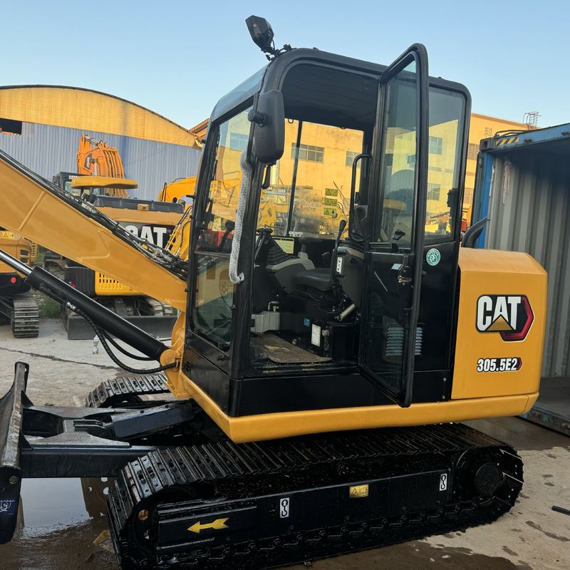 Conforme aux normes d'émission de l'UE utilisés les pelles excavateurs CAT 305.5E2 ont des certificats EPA et CE meilleure qualité meilleur prix