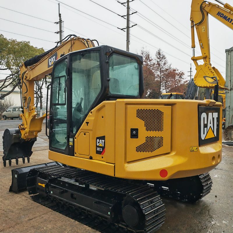 Excavateur à rampe CE/EPA 7 tonnes mini-excavateur usé CAT 307.5 à vendre 306 307.5 308 en bon état