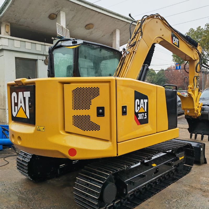 Excavateur à rampe CE/EPA 7 tonnes mini-excavateur usé CAT 307.5 à vendre 306 307.5 308 en bon état