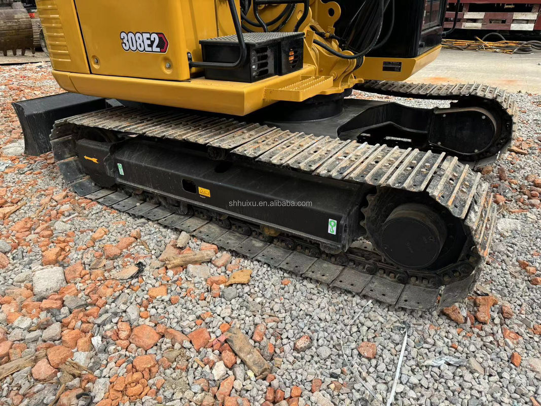 couleur jaune puissance du moteur utilisée cat308e excavateur utilisé cat308e d'occasion