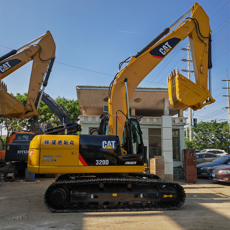 20 tonnes de puissance de creusement utilisée excavateur cat320d/de seconde main bon marché prix utilisé cat 320d en vente