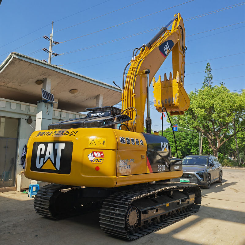 20 tonnes de puissance de creusement utilisée excavateur cat320d/de seconde main bon marché prix utilisé cat 320d en vente