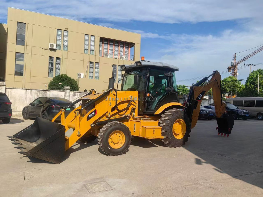 machines de construction usagées cat 420f/ peinture originale prix bon marché cat 420f à vendre