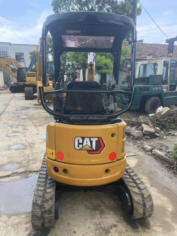 mini-excavateur cat301.7 utilisé avec voie en caoutchouc/mini-excavateur cat301.7 d'occasion avec prix bon marché à vendre