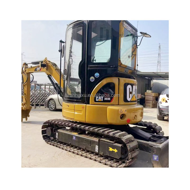 MINI CAT303E usagée/de seconde main MINI CAT303E avec peu d'heures de travail peinture originale CAT303E à vendre