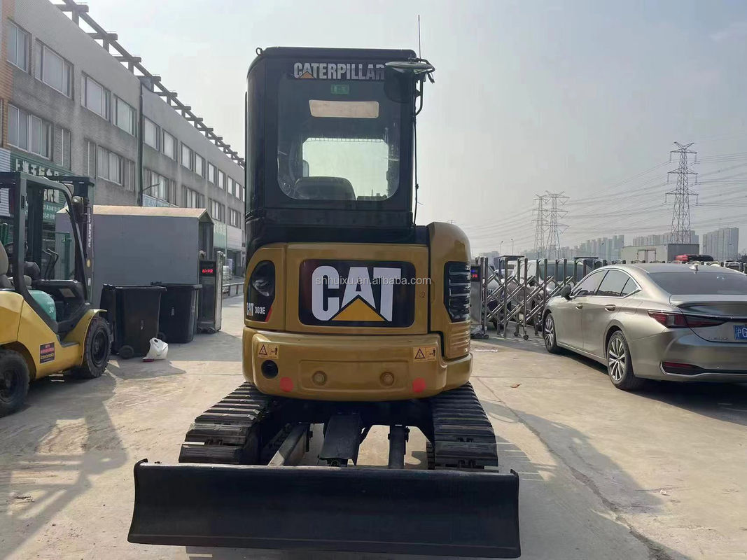 MINI CAT303E usagée/de seconde main MINI CAT303E avec peu d'heures de travail peinture originale CAT303E à vendre