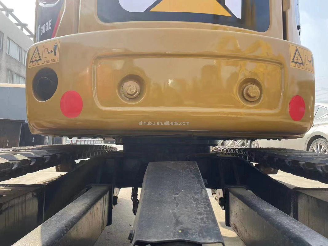MINI CAT303E usagée/de seconde main MINI CAT303E avec peu d'heures de travail peinture originale CAT303E à vendre