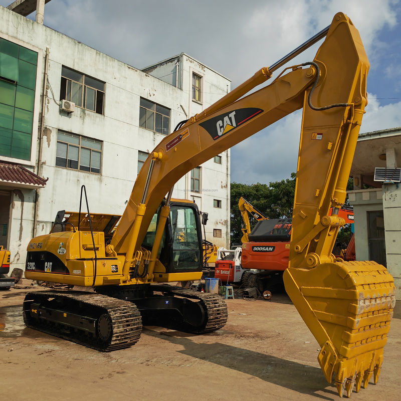 20TON sacocheuse utilisée CAT320C CAT320D CAT320GC CAT323D excavatrice à rampe primée CAT320C de seconde main bas prix