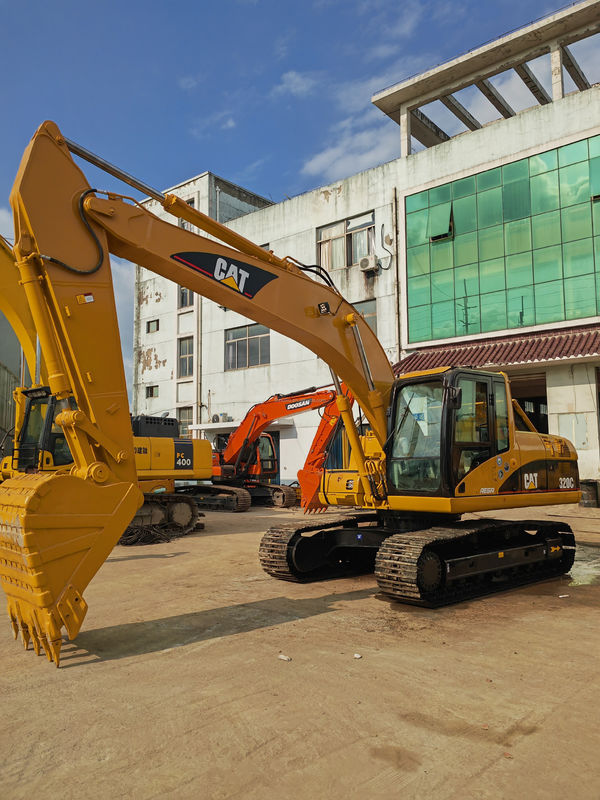 20TON sacocheuse utilisée CAT320C CAT320D CAT320GC CAT323D excavatrice à rampe primée CAT320C de seconde main bas prix