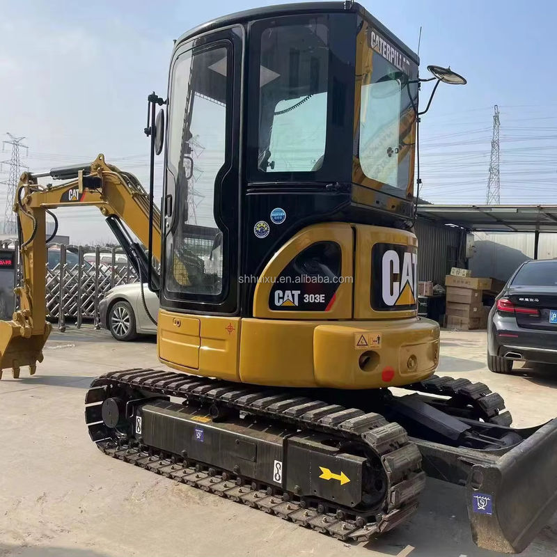 Cat 303E d'occasion Mini Cat 303 avec haute performance 0,38m3 capacité de seau