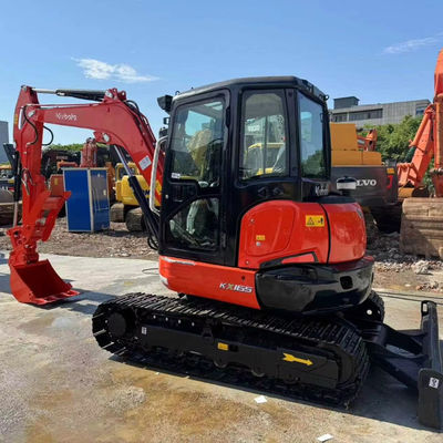 6500kg Mini-machines de construction utilisées Kubota Kx165 magasins de vêtements