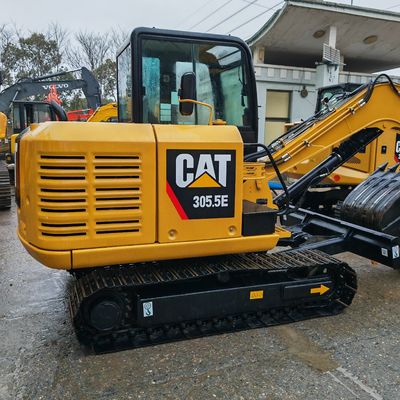 Mini-excavateur d'occasion CAT 305.5E sans queue Caterpillar 305.5 prix bas CAT302 CAT305.5 CAT306 CAT304 CAT305 à vendre